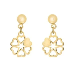 گوشواره طلا 18 عیار گالری مرجان مدل 0890